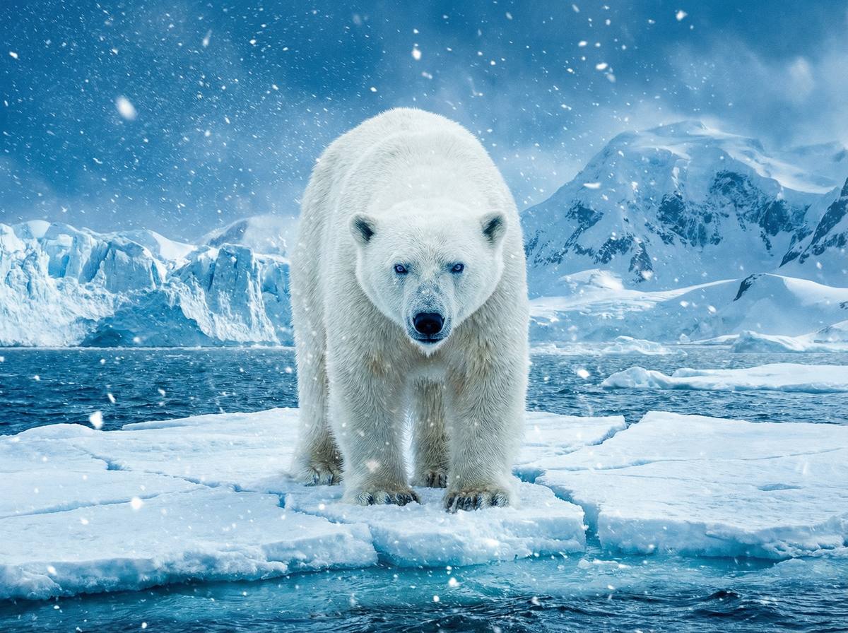 尤物视频北极熊视频 - 极地北极熊母子嬉戏生活视频