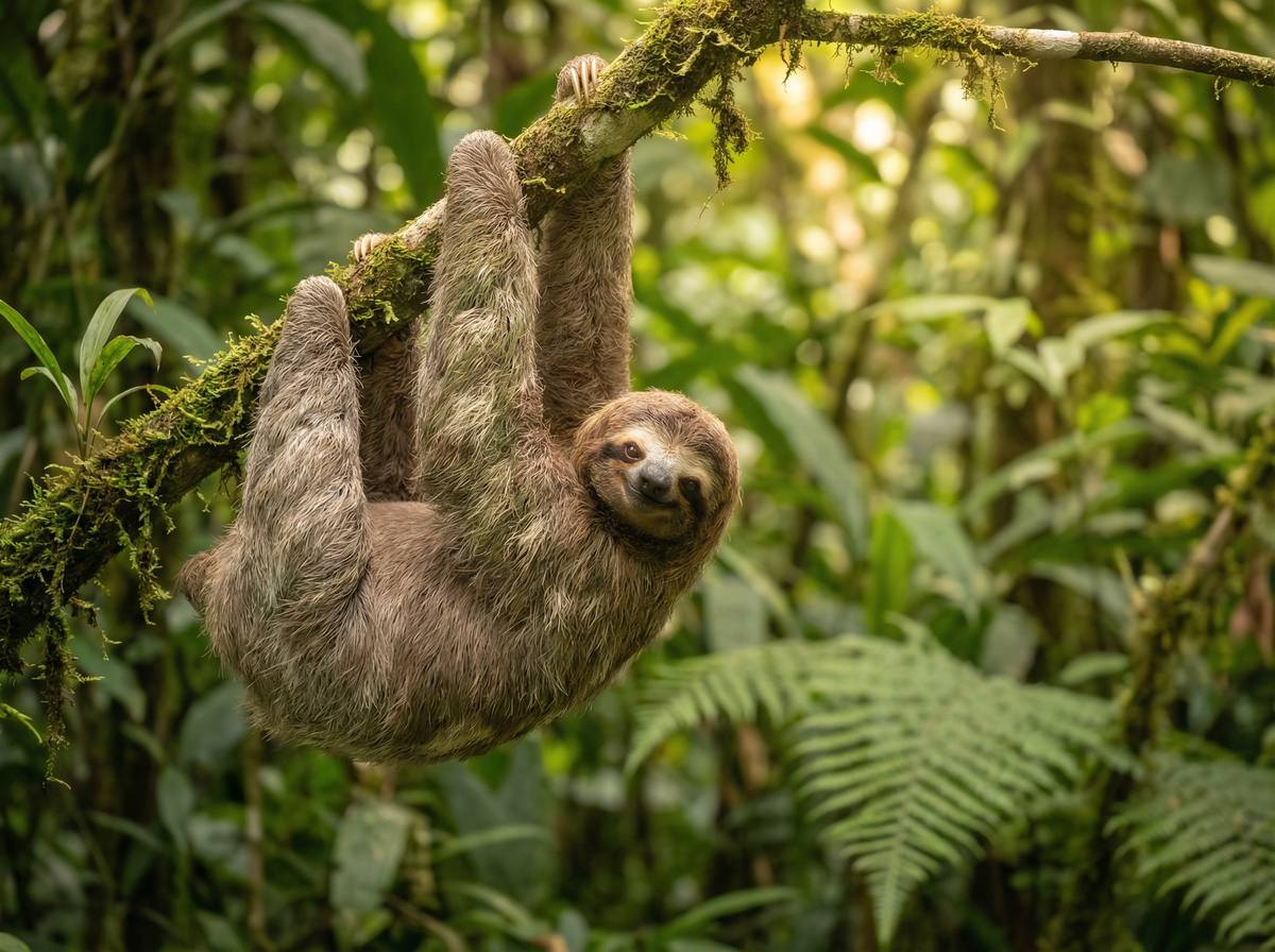 尤物视频树懒视频 - 热带雨林树懒慢生活视频演示